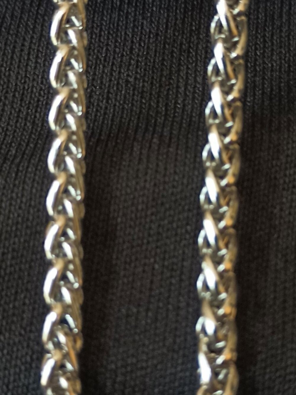 Silver Necklace with Earrings Set (NWT) - Picture 5 of 7